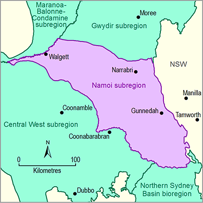 Namoi subregion Thumbnail of the Namoi subregion