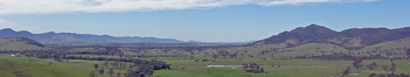 View of the Gloucester valley NSW with the Barrington River and associated riparian vegetation in the foreground and the township Gloucester in the distance looking south from the Kia Ora Lookout, 2013 Credit: Heinz Buettikofer, CSIRO View of the Gloucester valley NSW with the Barrington River and associated riparian vegetation in the foreground and the township Gloucester in the distance looking south from the Kia Ora Lookout, 2013 Credit: Heinz Buettikofer, CSIRO
